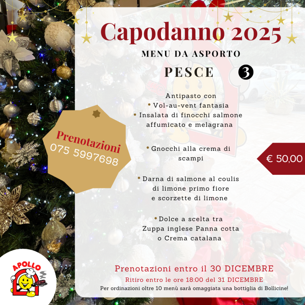 menu di capodanno