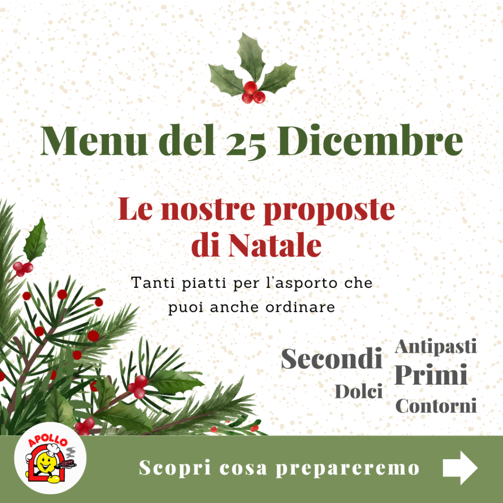 menu pranzo di Natale